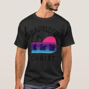 Camiseta Batizado Em Cristo Batismo Adulto e Batismo Juveni