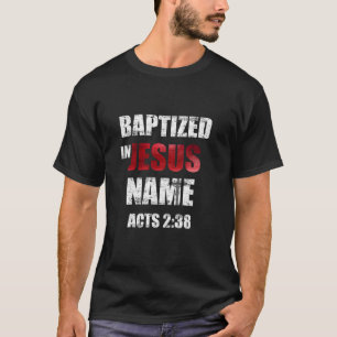 Camiseta Batizado Em Nome De Jesus Apenas Atua 2 38 Batismo
