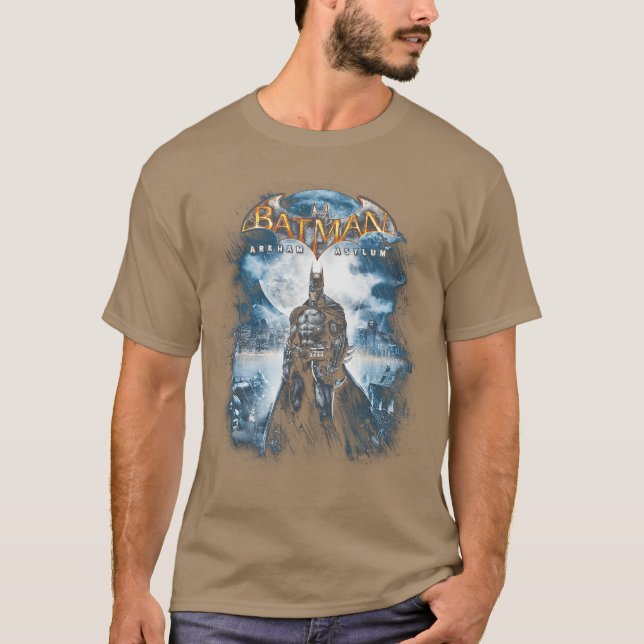Camiseta Batman Arkham Asylum Game Cover friend (Frente)