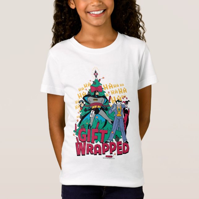 Camiseta Batman | Batman & Robin Gift Embalados Para XMas T (Frente)