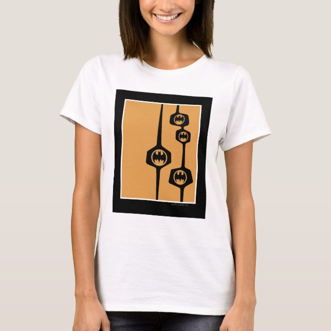 Camiseta Batman Black Orange Frame (Frente)