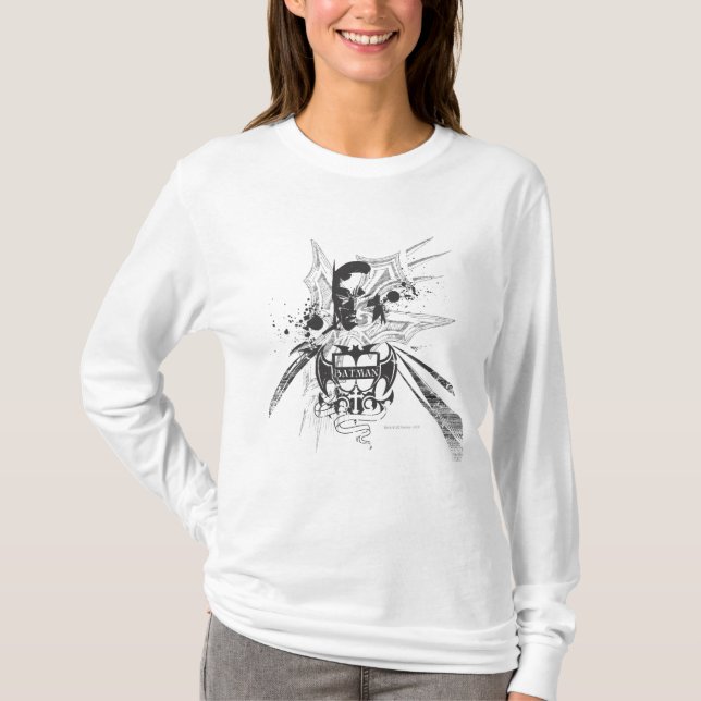 Camiseta Batman Blue Cityscape (Frente)