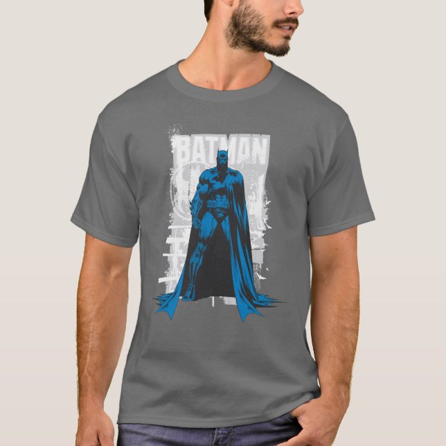 Camiseta Batman Comic - Vista de Cheio Vintage (Frente)