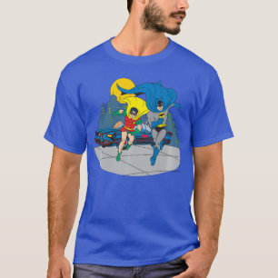 Camiseta Batman e Robin Meia-Noite Gotham Retro Vintage Com