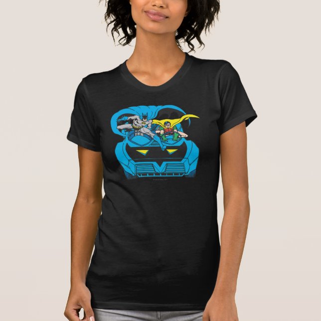 Camiseta Batman e Robin Ride Batmobile (Frente)