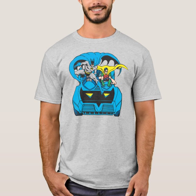 Camiseta Batman e Robin Ride Batmobile (Frente)
