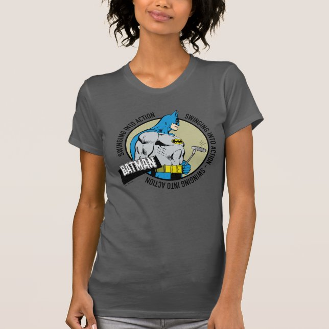 Camiseta Batman Golfing - Passando à Ação (Frente)