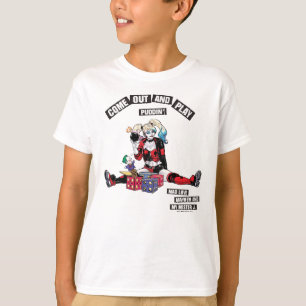 Camiseta Batman   Harley Quinn "Sair E Jogar Puddin"