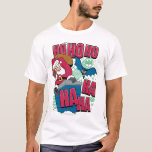 Camiseta Batman Joker Santa Claus Subindo Chaminé
