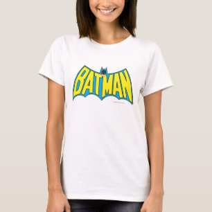 Camiseta Batman Logotipo Amarelo Vintage