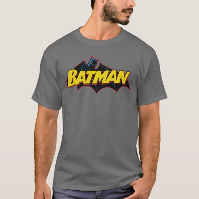 Camiseta Batman | Logotipo antigo da escola (Frente)
