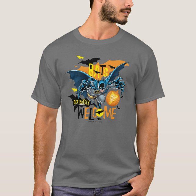 Camiseta Batman | Logotipo inspirado no Halloween (Frente)