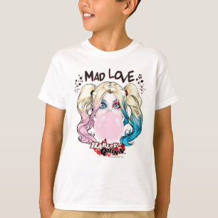 Camiseta Batman   Mad Love Harley Quinn Chew Bubble Gum