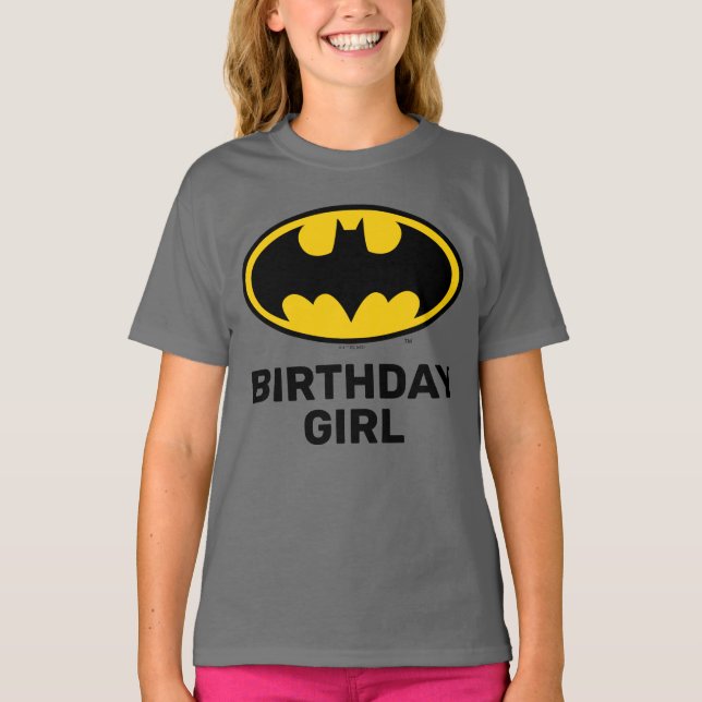 Camiseta Batman | Rapariga de aniversário (Frente)
