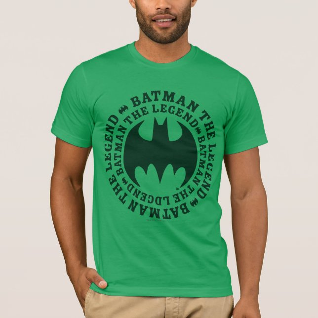 Camiseta Batman Symbol | The Legend Logo (Frente)