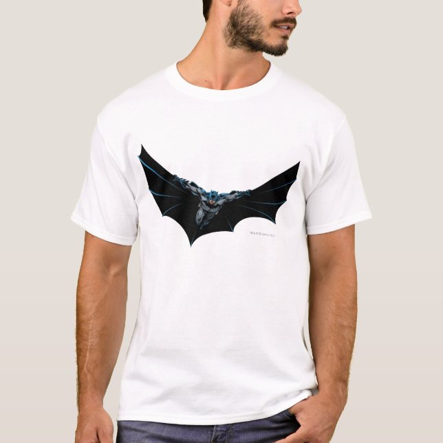 Camiseta Batman voa com capa grande (Frente)