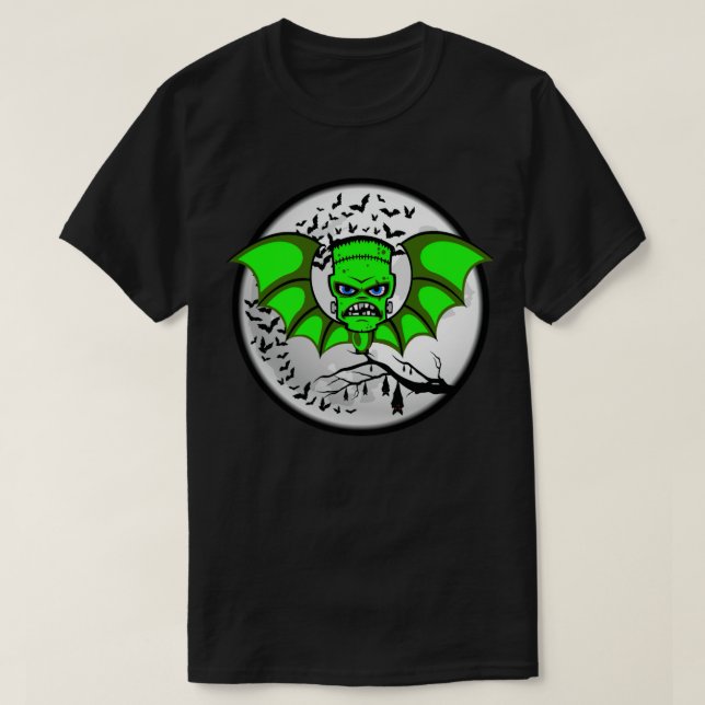 Camiseta BATMONSTER Frankie (Frente do Design)