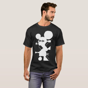 Camiseta Batmouse1 Branco - Awahab Artista Oficial Merch
