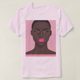 Camiseta Batom Rosa