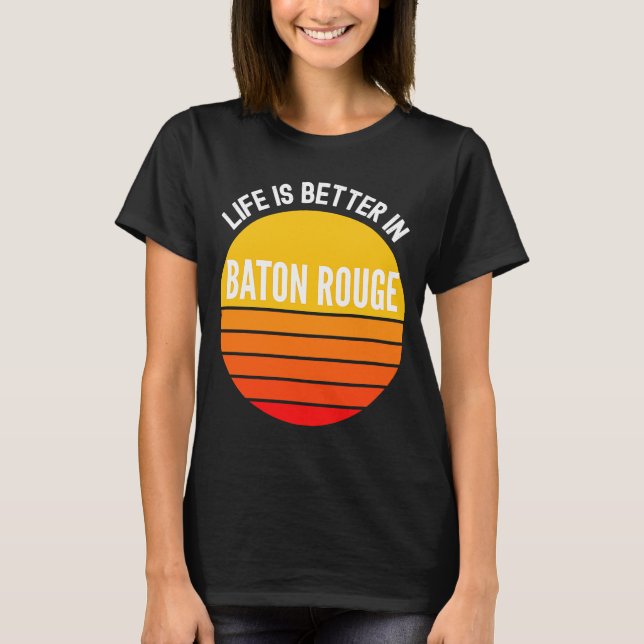 Camiseta Baton Rouge em Baton Rouge (Frente)