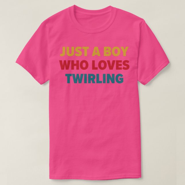 Camiseta Baton Twirler Apenas Um Menino Que Adora Grelha (Frente do Design)