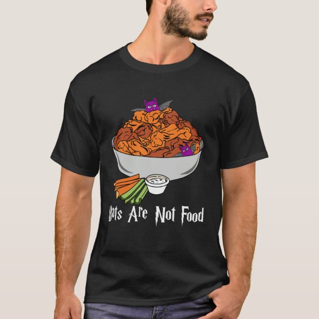 Camiseta Bats Are Not Food Kids Halloween Pandemic Awarenes (Frente)