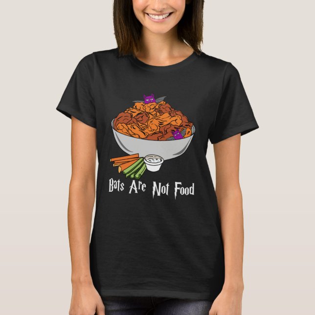 Camiseta Bats Are Not Food Kids Halloween Pandemic Awarenes (Frente)