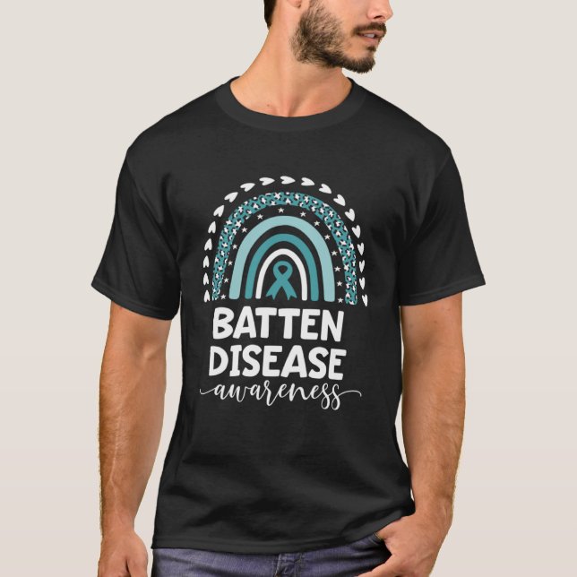 Camiseta Batten Disease Support Love Cure Batten Disease Aw (Frente)