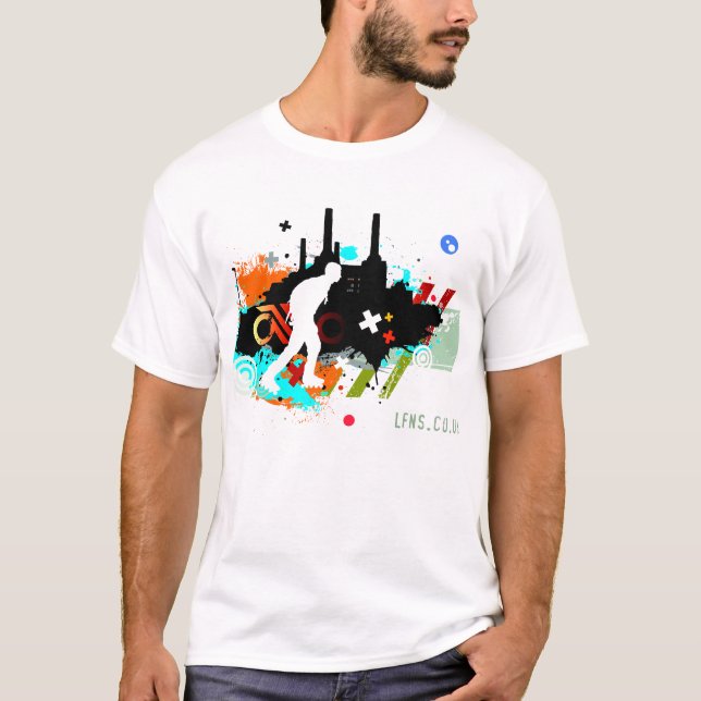 Camiseta Battersea/camisa baixa da ligação em ponte (Frente)