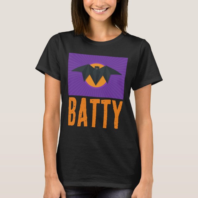 CAMISETA BATTY HALLOWEEN BAT T-SHIRTS (Frente)