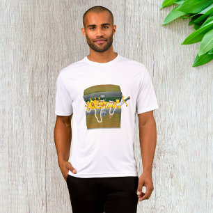 Camiseta Baú de Tesouro Pirata com Joias e Espada
