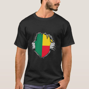 Camiseta Baú do Benim Orgulho Beninense Bandeira Beninense