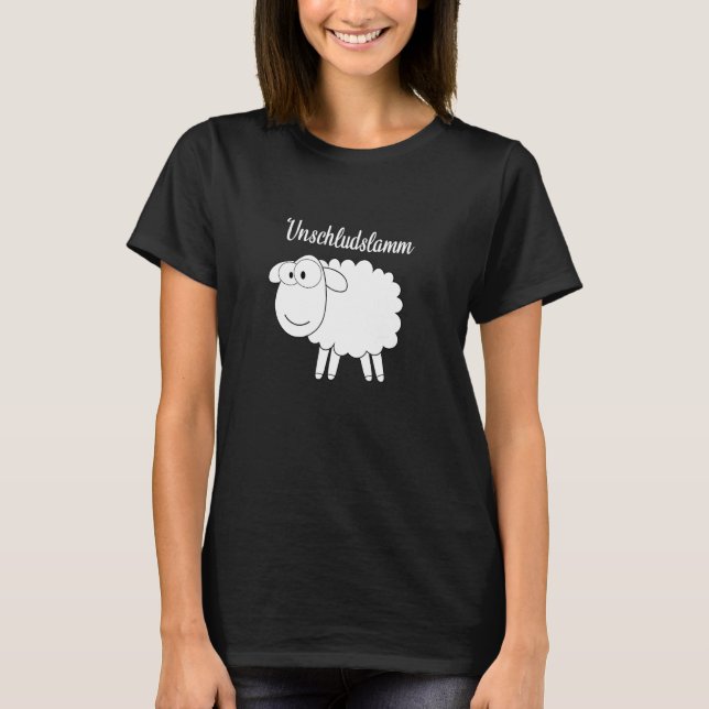 Camiseta Bauer & Bauerin Innocent Lamb dizendo Ideia (Frente)