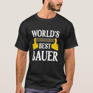 Camiseta Bauer Surname Funny Team Family Sobrenome World's