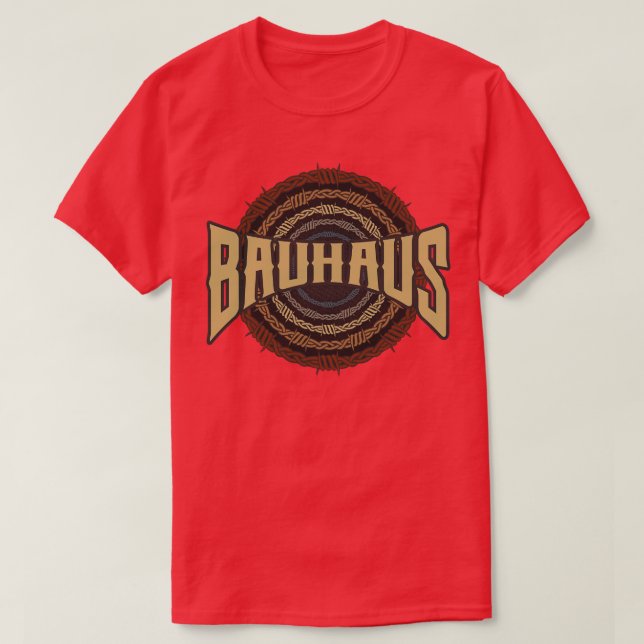 Camiseta Bauhaus Barbed Wire (Frente do Design)