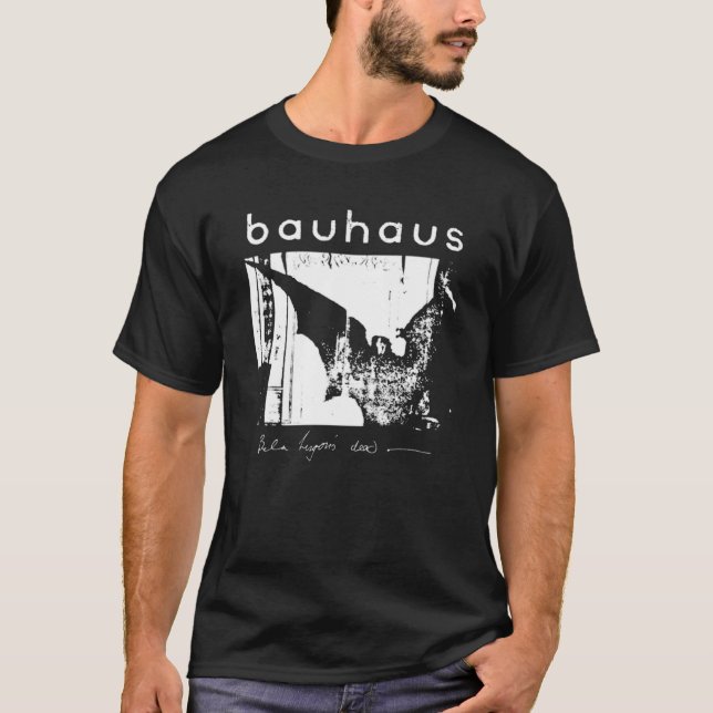 Camiseta Bauhaus - Bat Wings - Morto T-Shirt de Bela Lugosi (Frente)