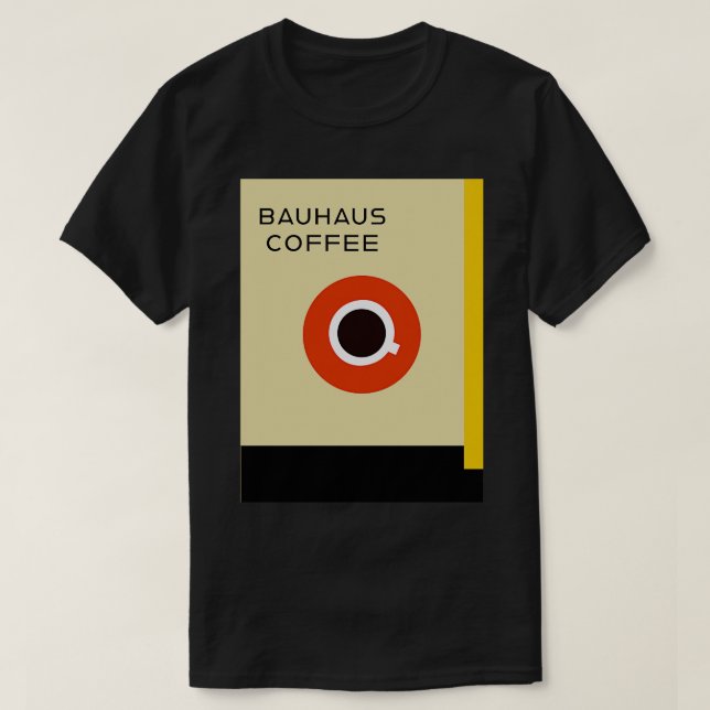 Camiseta Bauhaus Coffee Poster (Frente do Design)