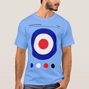 Camiseta Bauhaus Inspirou o Bandeira 1 da Guiana Francesa