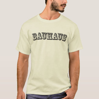 Camiseta Bauhaus no t-shirt ocidental da pia batismal