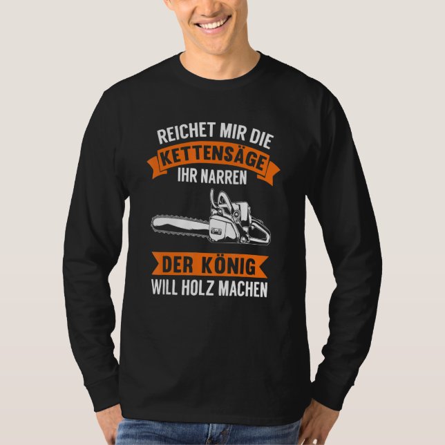 Camiseta Baumfäller Forestry Ax Say Sainsaw Woodcu (Frente)