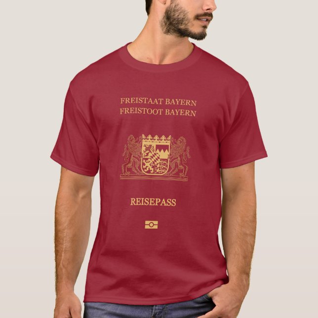 Camiseta Bavaria passport (Germany) (Frente)