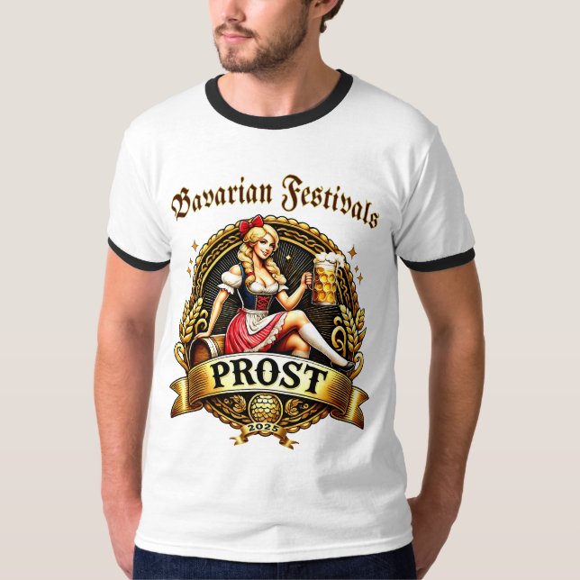 Camiseta Bavarian Festivals -  Dirndl 2025 (Frente)
