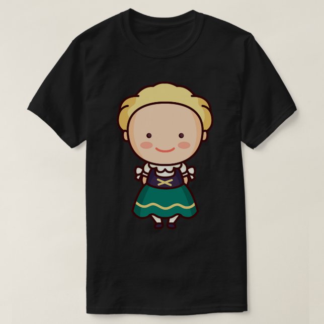 Camiseta Bavariana Bávaro Alemã e Bonita em Vestido Tradici (Frente do Design)