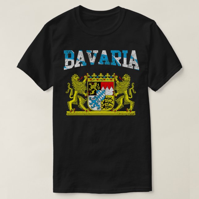 Camiseta Baviera Alemanha Oktoberfest Alemão Bavarian Men W (Frente do Design)