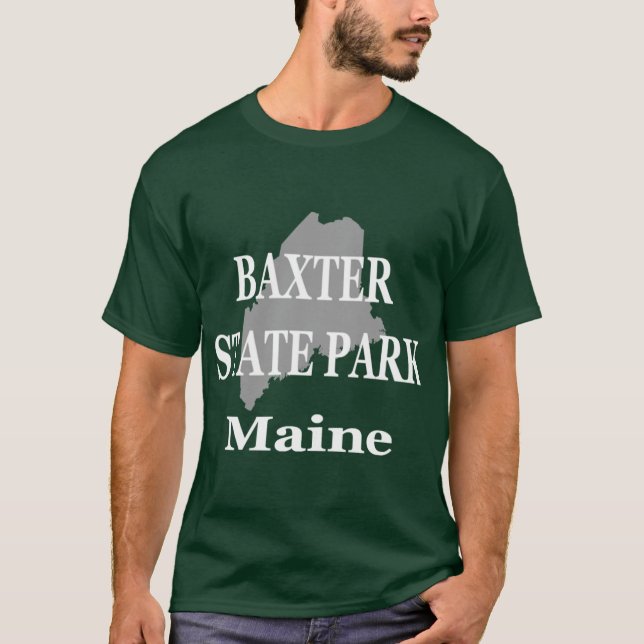 Camiseta Baxter State Park Maine Pride Oversize (Frente)