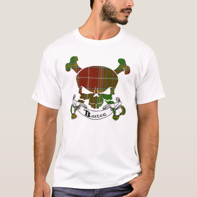 Camiseta Baxter Tartan Skull Shirt (Frente)