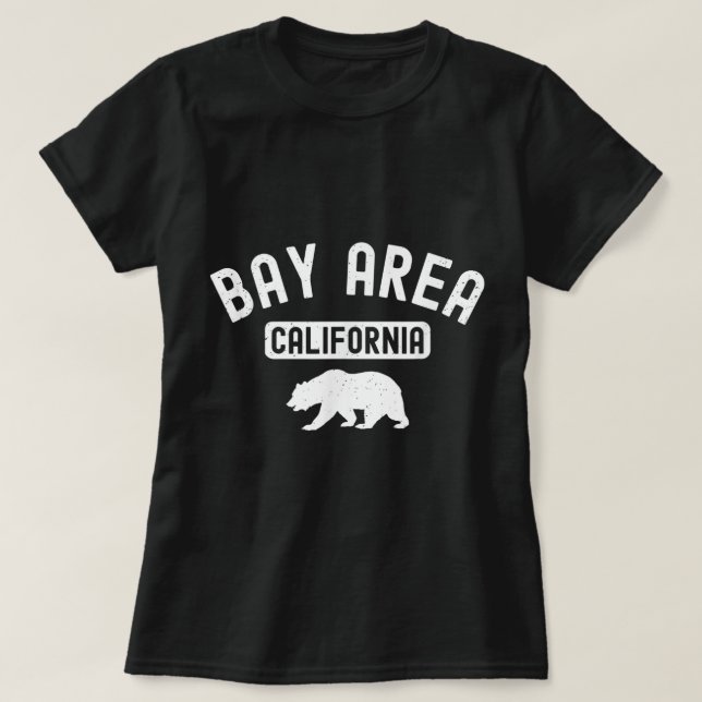 Camiseta Bay Area San Francisco Oakland Berkeley California (Frente do Design)