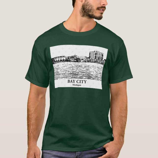 Camiseta Bay City Michigan (Frente)
