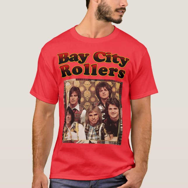 Camiseta Bay City Rollers vintage (Frente)