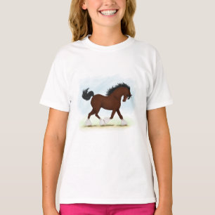 Camiseta Bay Clydesdale Horse